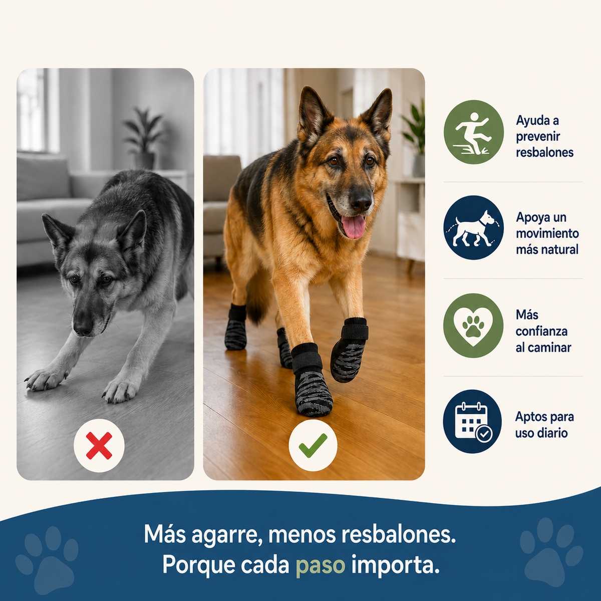 Calcetines Antideslizantes para perros